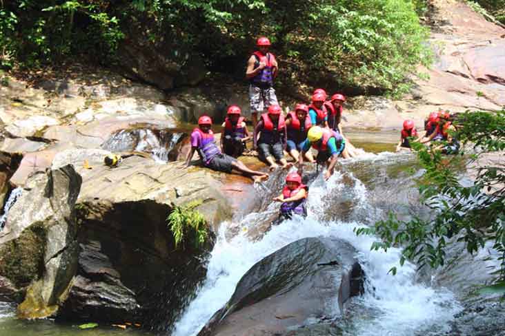 Waterfall Sliding