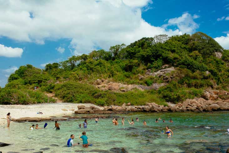 Pigeon island beach